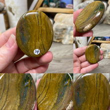 将图像加载到图库查看器中,Ocean Jasper Worry Palm Stones