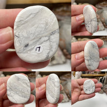 Load image into Gallery viewer, Howlite Smooth Palm Stones
