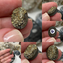 Load image into Gallery viewer, Pyrite 16x12mm Oval Cabochons