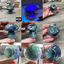 将图像加载到图库查看器中,Fluorite Mushroom #26