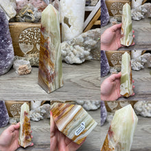 Bild in Galerie-Viewer laden, Green Onyx 6" Obelisk Towers