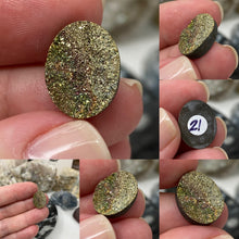 Load image into Gallery viewer, Pyrite 16x12mm Oval Cabochons