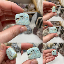 将图像加载到图库查看器中,Blue Aragonite Small Tumble