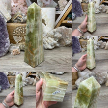 Bild in Galerie-Viewer laden, Green Onyx 8" Obelisk Towers