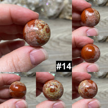 Load image into Gallery viewer, Brecciated Red Jasper 20-22mm Spheres