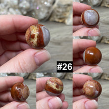 Load image into Gallery viewer, Brecciated Red Jasper 20-22mm Spheres