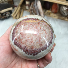 Load image into Gallery viewer, Tricolor Calcite Sphere 76mm