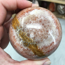 Load image into Gallery viewer, Tricolor Calcite Sphere 76mm