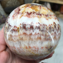 Load image into Gallery viewer, Tricolor Calcite Sphere 78mm