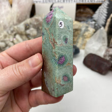 Bild in Galerie-Viewer laden, Ruby and Kyanite in Fuchsite Tower #05