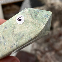Load image into Gallery viewer, Ruby and Kyanite in Fuchsite Tower #06
