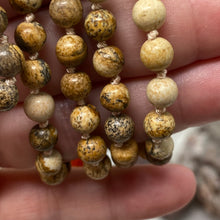 Load image into Gallery viewer, Picture Jasper 108 6mm Beads Handmade with Orange Tassel