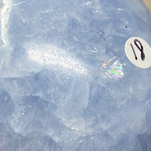 Load image into Gallery viewer, Blue Calcite Palm Stone #18
