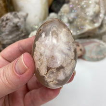 将图像加载到图库查看器中,Flower Agate Palm Stone #11