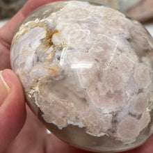 将图像加载到图库查看器中,Flower Agate Palm Stone #13