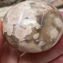 将图像加载到图库查看器中,Flower Agate Palm Stone #13