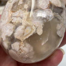 将图像加载到图库查看器中,Flower Agate Palm Stone #13