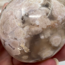 将图像加载到图库查看器中,Flower Agate Palm Stone #13