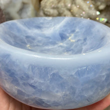 Load image into Gallery viewer, Blue Calcite Oval Bowl #01