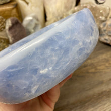 Load image into Gallery viewer, Blue Calcite Oval Bowl #01