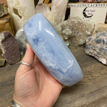 Load image into Gallery viewer, Blue Calcite Oval Bowl #02