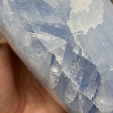 Load image into Gallery viewer, Blue Calcite Oval Bowl #02