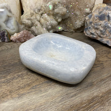 Load image into Gallery viewer, Blue Calcite Trapezoid Bowl #01