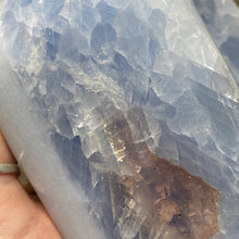 Load image into Gallery viewer, Blue Calcite Trapezoid Bowl #02