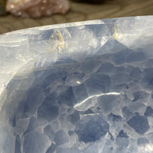 Load image into Gallery viewer, Blue Calcite Trapezoid Bowl #02