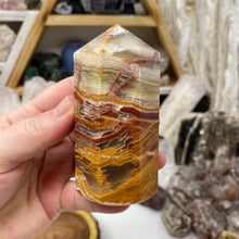 Bild in Galerie-Viewer laden, Green Onyx Extra Quality Octagonal Tower #02