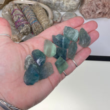 Bild in Galerie-Viewer laden, Green / Blue Fluorite Small Rough
