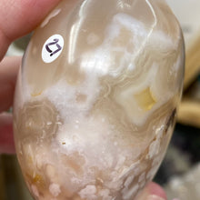 将图像加载到图库查看器中,Flower Agate Palm Stone #27