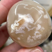 将图像加载到图库查看器中,Flower Agate Palm Stone #27
