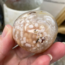 将图像加载到图库查看器中,Flower Agate Palm Stone #27