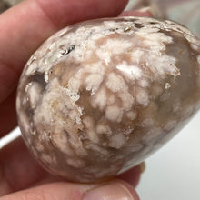 将图像加载到图库查看器中,Flower Agate Palm Stone #28