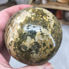 Load image into Gallery viewer, Ocean Jasper 74mm Sphere
