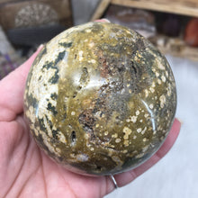 Load image into Gallery viewer, Ocean Jasper 74mm Sphere