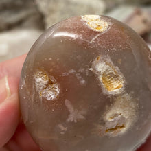 将图像加载到图库查看器中,Flower Agate Palm Stone #33