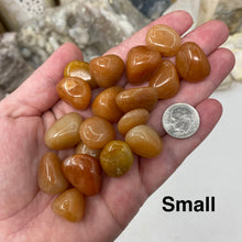 将图像加载到图库查看器中,Red/Orange Aventurine Tumbles