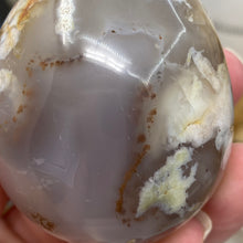 将图像加载到图库查看器中,Flower Agate Palm Stone #47