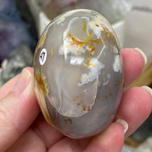 将图像加载到图库查看器中,Flower Agate Palm Stone #47