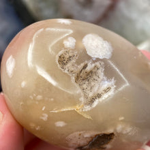 将图像加载到图库查看器中,Flower Agate Palm Stone #46