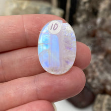 Load image into Gallery viewer, Rainbow Moonstone Cabochon #10 AAA Grade **Chipped