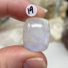 Load image into Gallery viewer, Rainbow Moonstone Cabochon #19 AAA Grade
