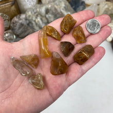 Bild in Galerie-Viewer laden, Amphibole Included Quartz Small Rough Tumbles