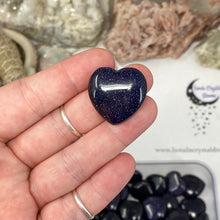 Bild in Galerie-Viewer laden, Blue Goldstone 1" Hearts
