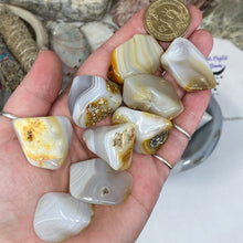 Load image into Gallery viewer, Banded Agate Medium/Large Tumbles