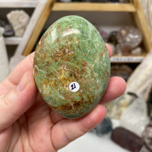 Load image into Gallery viewer, Chrysoprase Palm Stone #21