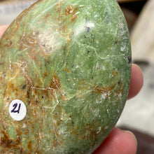 Load image into Gallery viewer, Chrysoprase Palm Stone #21