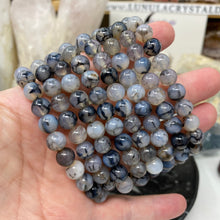 Load image into Gallery viewer, Dragon Vein Agate 8mm Stretch Bracelets